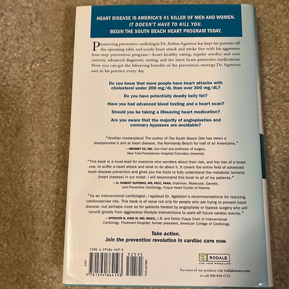 The South Beach Heart Program book by Agatston MD - Picture 2 of 4